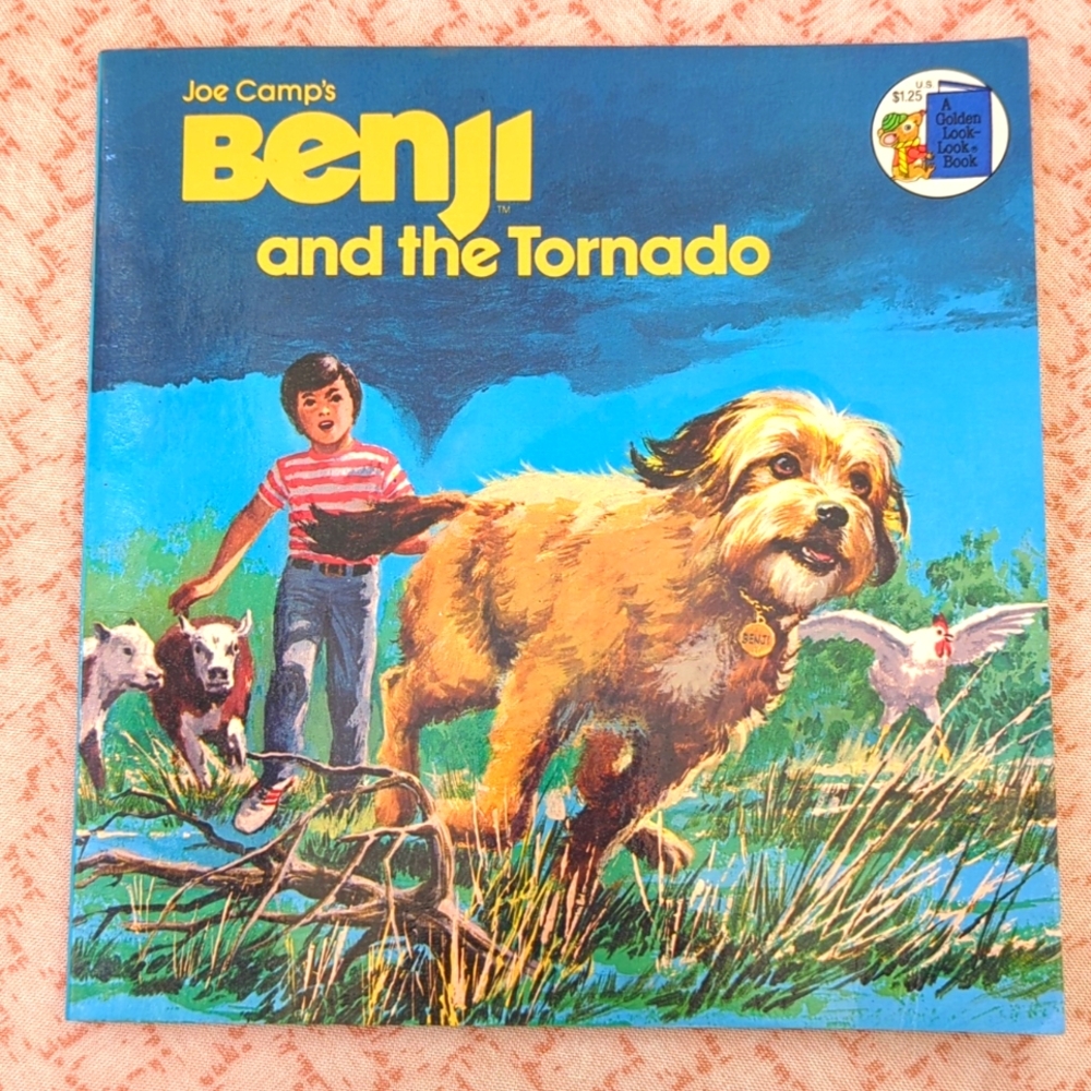 Benji and the Tornado 1981 Child's Book